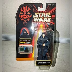 Star Wars Episode I Darth Sidious Action Figure 1999 NIB - Rare, Vintage, MOC